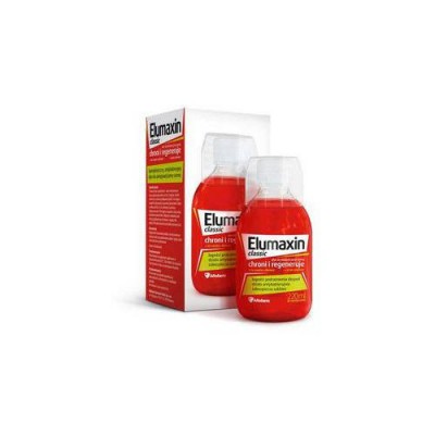 Miniaturka artykułu - ELUMAXIN Classic Płyn do płukania jamy ustnej, 220ml