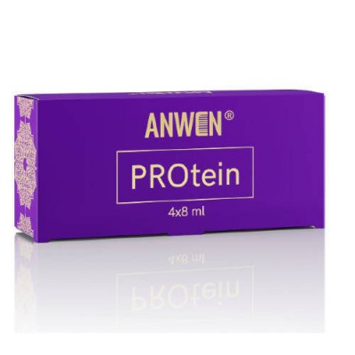 Miniaturka artykułu - ANWEN PROtein kuracja proteinowa w ampułkach, 4x8ml