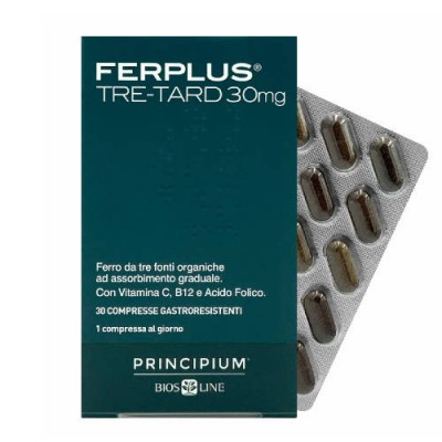 Miniaturka artykułu - Żelazo Plus Potr&oacute;jna Moc 30mg, 30 tabletek dojelitowych