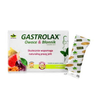 Gastrolax Owoce i Błonnik, 18 kostek