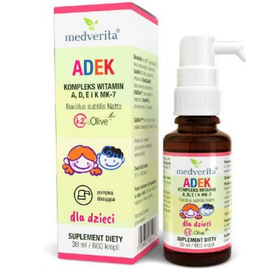 Miniaturka artykułu - MEDVERITA ADEK dla dzieci, 30ml