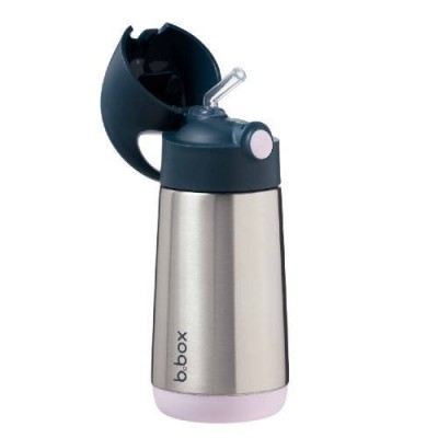 Miniaturka artykułu - B.BOX Termobutelka ze słomką Indigo Rose, 350ml