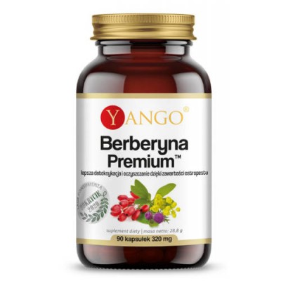 Miniaturka artykułu - YANGO Berberyna Premium, 90 kaps.
