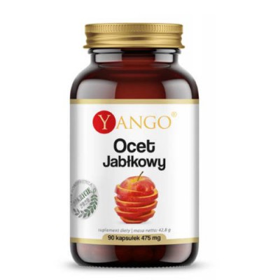 Miniaturka artykułu - YANGO Ocet jabłkowy, 90 kaps.