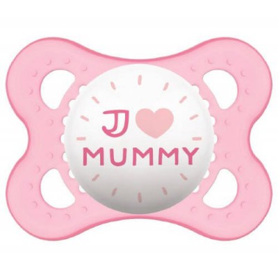 Miniaturka artykułu - MAM Smoczek uspokajający Love&Affection Mummy girl 2-6m, 1szt.