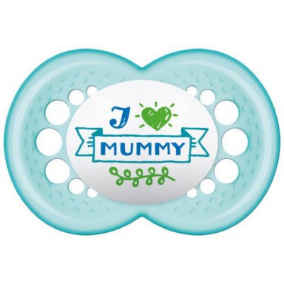 Miniaturka artykułu - MAM Smoczek uspokajający Love&Affection Mummy boy 6m+ 1szt.