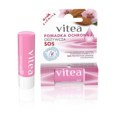 Miniaturka artykułu - VITEA Pomadka Odżywcza SOS, 4,9g