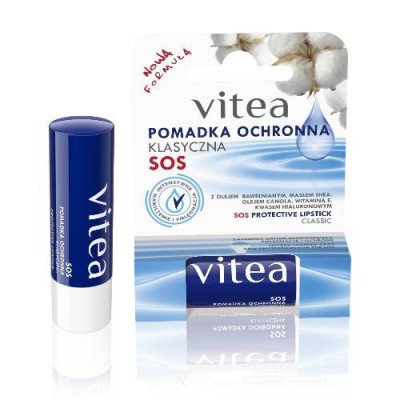 Miniaturka artykułu - VITEA Pomadka Ochronna Klasyczna SOS, 4,9g