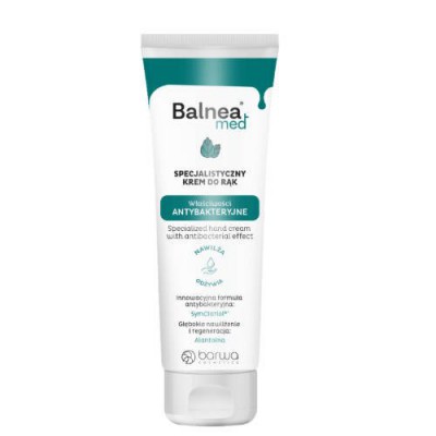 Miniaturka artykułu - BALNEA Krem do rąk antybakteryjny, 60ml