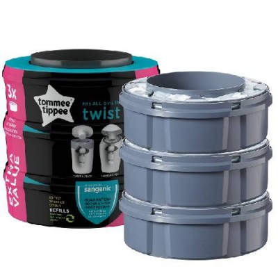 Miniaturka artykułu - Tommee Tippee Sangenic TEC Wkłady, 3szt.