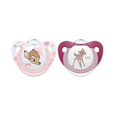 Miniaturka artykułu - NUK Silikonowy smoczek Trendline Disney Classics BAMBI (18-36m), 2szt.