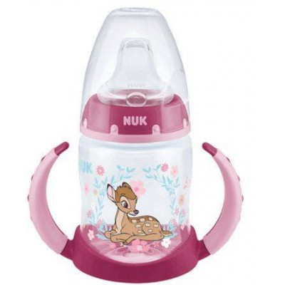 Miniaturka artykułu - NUK FC Butelka niekapek DISNEY BAMBI (6-18m) ze wskaźnikiem temperatury, 150ml