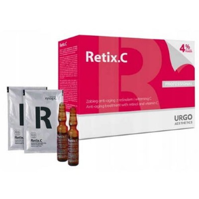 Miniaturka artykułu - Retix C 4% Zestaw profesjonalny serum z witaminą C 2ml + maska retinolowa 5g 1 zabieg