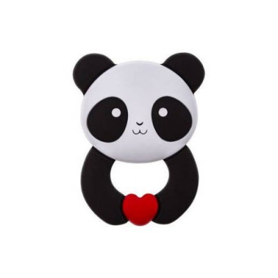 Miniaturka artykułu - AKUKU Gryzak silikonowy PANDA, 1szt.