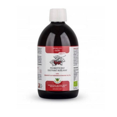 Zdjęcie produktu - LIVING FOOD Probiotyczny Ekstrakt Roślinny Głóg, 500ml