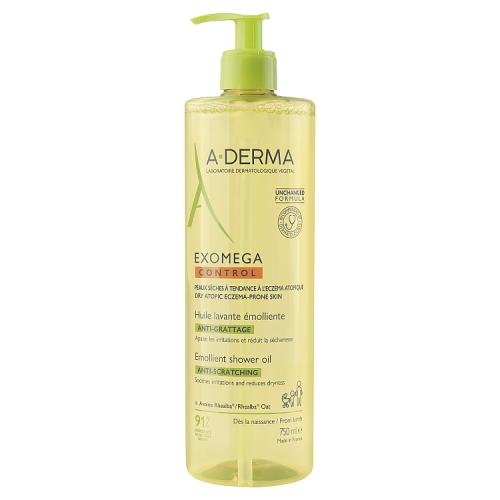 Miniaturka artykułu - A-DERMA EXOMEGA Control Olejek emolient pod prysznic dla dzieci i dorosłych, 750ml