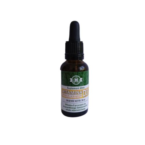Miniaturka artykułu - A-Z MEDICA Witamina D3 2000 j.m. w kroplach, 30ml