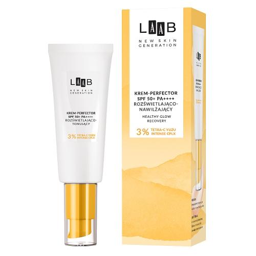 Miniaturka artykułu - AA LAAB Tetra-C Yuzu Krem-perfektor SPF50 PA++++ rozświetlająco-nawilżający, 40 ml