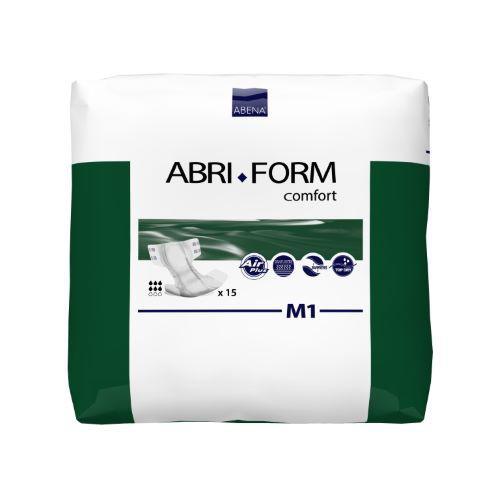 Miniaturka artykułu - ABENA ABRI FORM Comfort M1 Pieluchomajtki, 15 szt. KR&Oacute;TKA DATA 30.09.2026