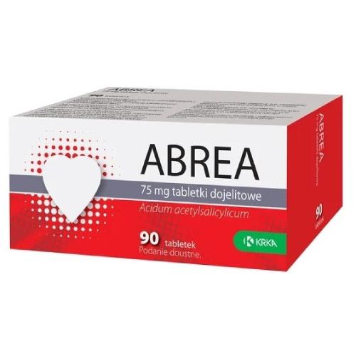 Miniaturka artykułu - Abrea, 90 tabletek - Lek zapobiegający zawałom serca i udarom m&oacute;zgu