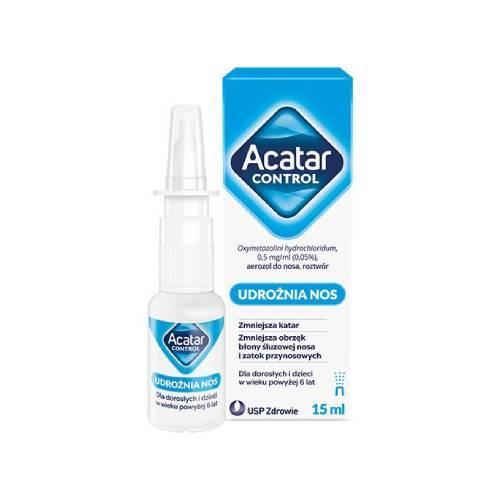 Miniaturka artykułu - ACATAR Control Aerozol 0.05% - 15 ml  BRAK KARTONU