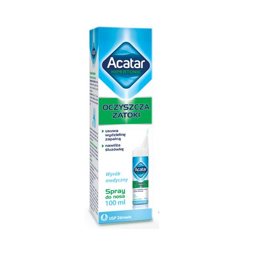 Miniaturka artykułu - Acatar Hipertonic spray do nosa  - 100 ml