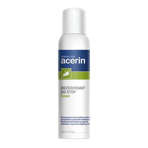 Miniaturka artykułu - ACERIN FUNGI Dezodorant do st&oacute;p - 150 ml USZKODZONE BRAK KORKA 