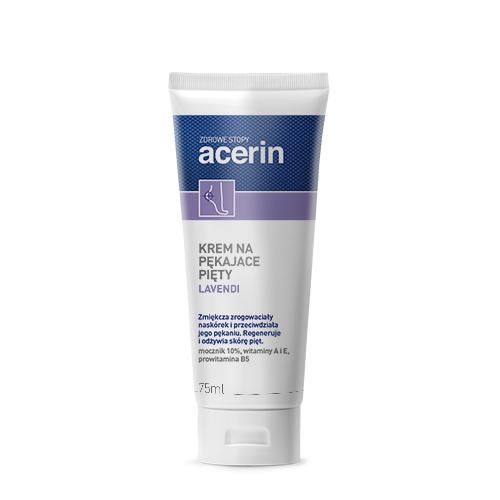 Miniaturka artykułu - ACERIN LAVENDI Krem do stóp na popękane pięty - 75 ml 