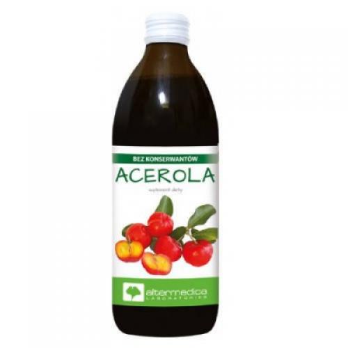 Miniaturka artykułu - Acerola płyn, 500 ml USZKODZONE / USZKODZONA ETYKIETA PRODUKTU