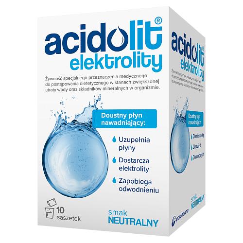 Zdjęcie produktu - Acidolit Elektrolity smak neutralny, 10 saszetek