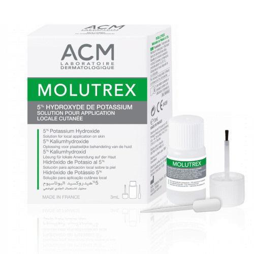 Miniaturka artykułu - ACM Molutrex roztwór 5%, 3ml USZKODZONE TEKTUROWE OPAKOWANIE