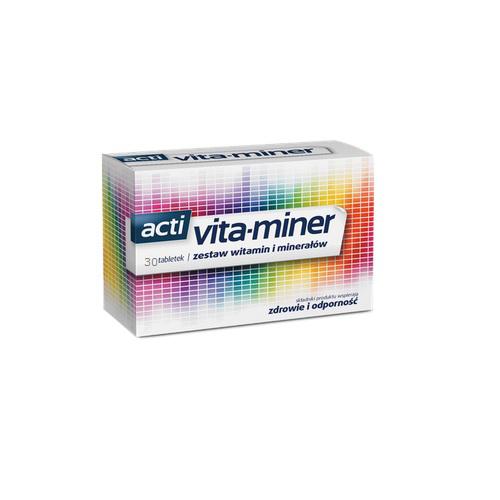 Miniaturka artykułu - Acti VITA-MINER, 30tabl.