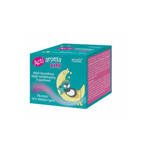 Miniaturka artykułu - Actiaroma Baby Maść z Olejkami Do Nacierania Od 6-miesiąca, 50g