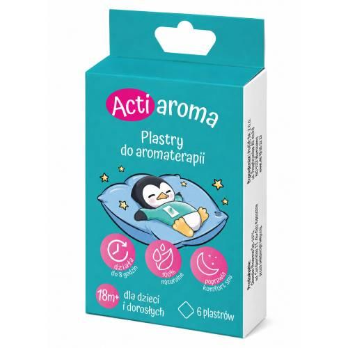 Miniaturka artykułu - Actiaroma Plastry do aromaterapii dla dzieci 18 m+, 6 szt.