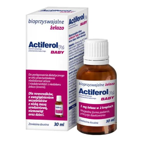 Miniaturka artykułu - Actiferol Fe Baby Zawiesina doustna, 30 ml