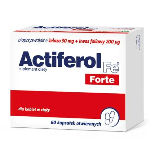Miniaturka artykułu - ActiFerol Fe Forte - 60 kapsułek