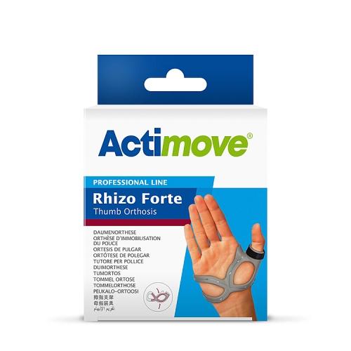 Miniaturka artykułu - Actimove Professional Line Rhizo Forte Orteza kciuka szara prawa M