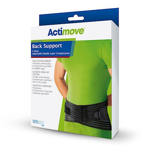 Miniaturka artykułu - Actimove Sports Edition Orteza lędźwiowo- krzyżowa, rozm. S KR&Oacute;TKA DATA 02.08.2026