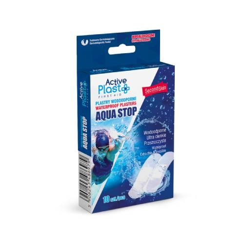 Miniaturka artykułu - ACTIVE PLAST Aquastop Plastry wodoodporne, 10 sztuk