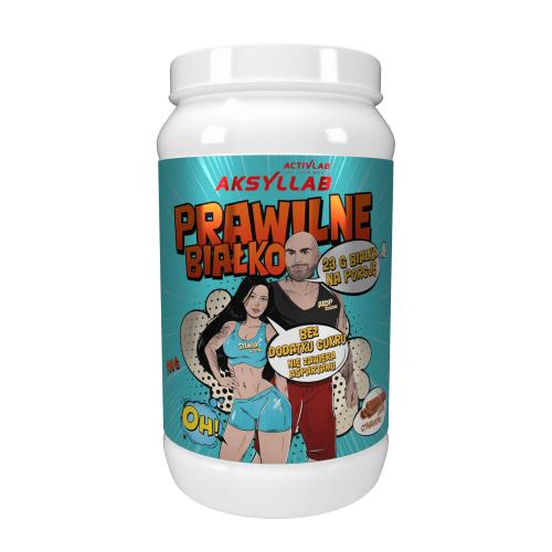 Miniaturka artykułu - ACTIVLAB Aksyllab Prawilne białko cynamon, 700g