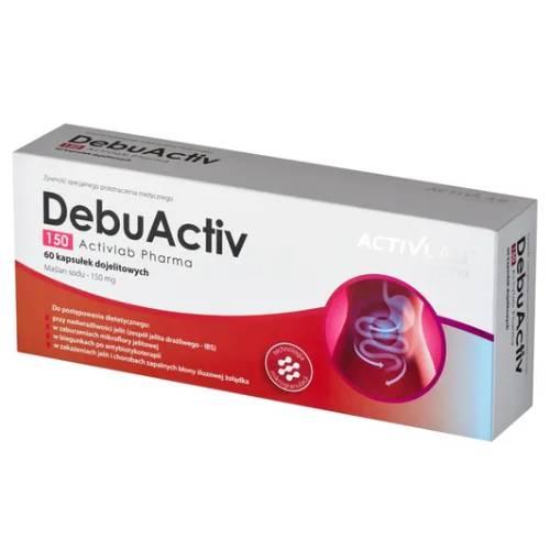 Miniaturka artykułu - ACTIVLAB DebuActiv maślan sodu 150 mg, 60 kapsułek