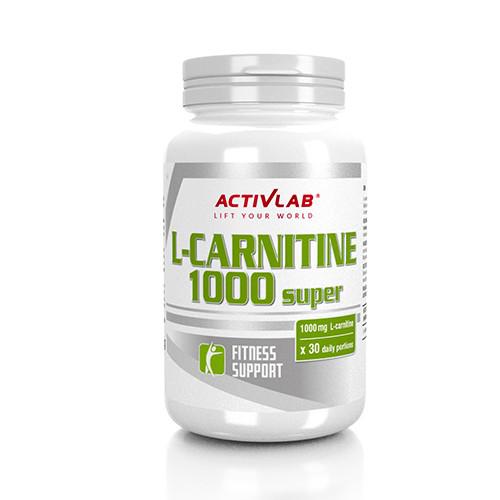 Miniaturka artykułu - ACTIVLAB L-CARNITINE 1000 Super, 30 kapsułek