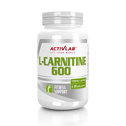 Miniaturka artykułu - ACTIVLAB L-CARNITINE 600 Super, 60 kapsułek