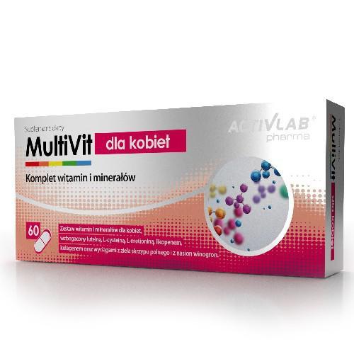  ACTIVLAB MultiVit dla kobiet, 60 kapsułek USZKODZONE / BRAK OPAKOWANA