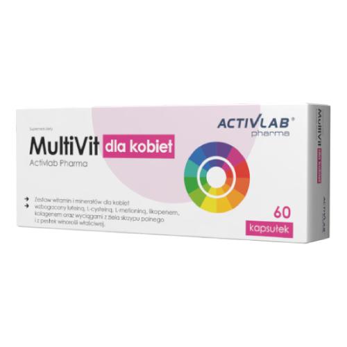 Miniaturka artykułu - Activlab Pharma MultiVit dla kobiet, 60 kaps.