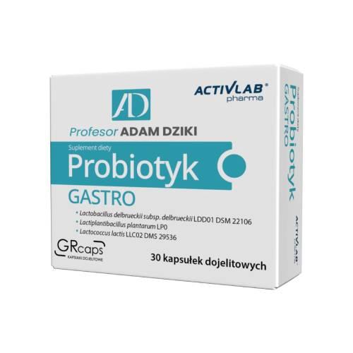 Miniaturka artykułu - Activlab Probiotyk Gastro, 30 kaps.