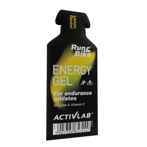 Miniaturka artykułu - ACTIVLAB Run&Bike Energy Gel Lemon, 40g KR&Oacute;TKA DATA 04.06.2026