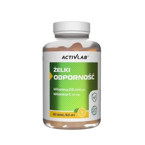 Miniaturka artykułu - Activlab Żelki odporność o smaku cytrynowym, 60 szt.