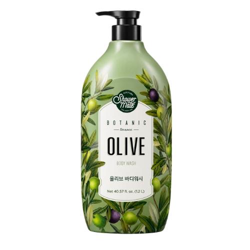 Miniaturka artykułu - Aekyung Showermate Botanic Olive Żel pod prysznic, 1,2 l 