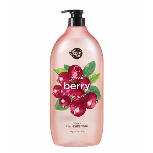 Miniaturka artykułu - Aekyung Showermate Natural Cranberry Żel pod prysznic, 1,2 l